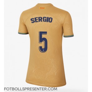 Barcelona Sergio Busquets #5 Borta Matchtröja Dam 2022-23 Kortärmad